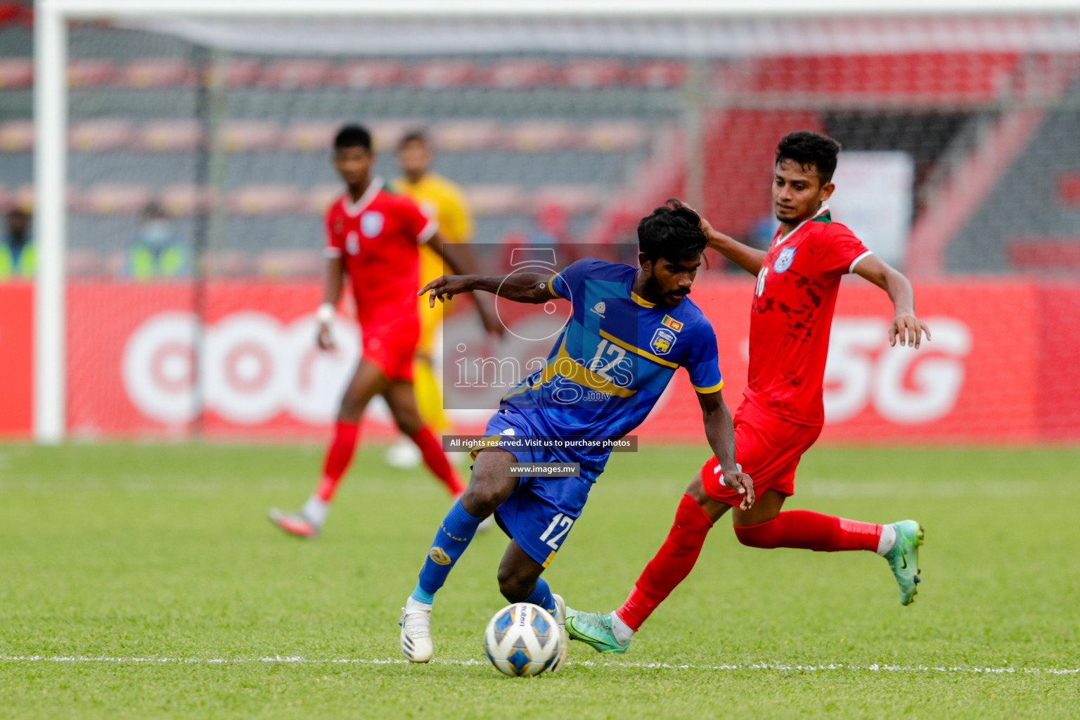 Bangladesh vs Sri Lanka in SAFF Championship 2021 held on 1st October 2021 in Galolhu National Stadium, Male', Maldives