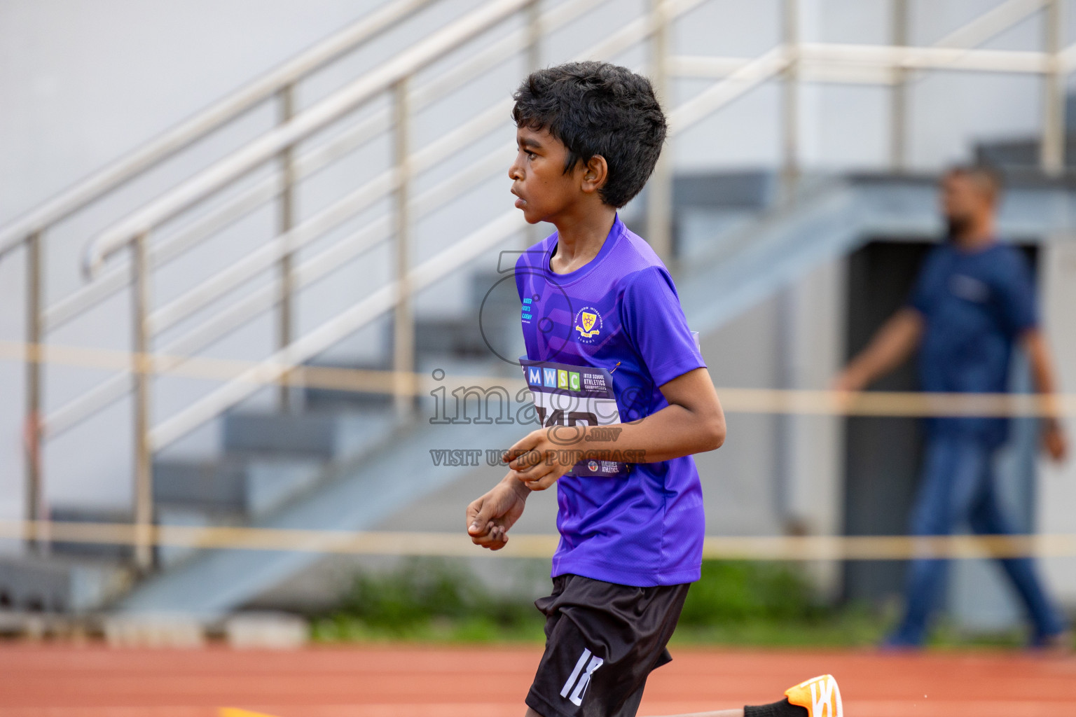 Day 1 of MWSC Interschool Athletics Championships 2024 held in Hulhumale Running Track, Hulhumale, Maldives on Saturday, 9th November 2024. 
Photos by: Ismail Thoriq, Hassan Simah / Images.mv