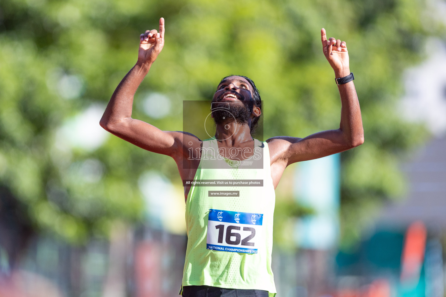 Day 2 of National Athletics Championship 2023 was held in Ekuveni Track at Male', Maldives on Saturday, 25th November 2023. Photos: Nausham Waheed / images.mv