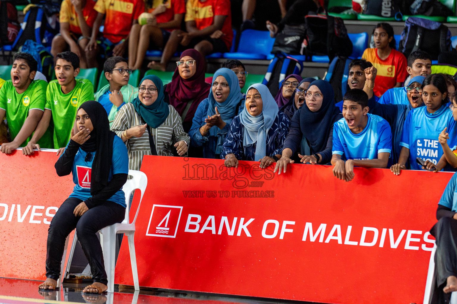 Day 3 of National Swimming Competition 2024 held in Hulhumale', Maldives on Sunday, 15th December 2024. Photos: Hassan Simah / images.mv