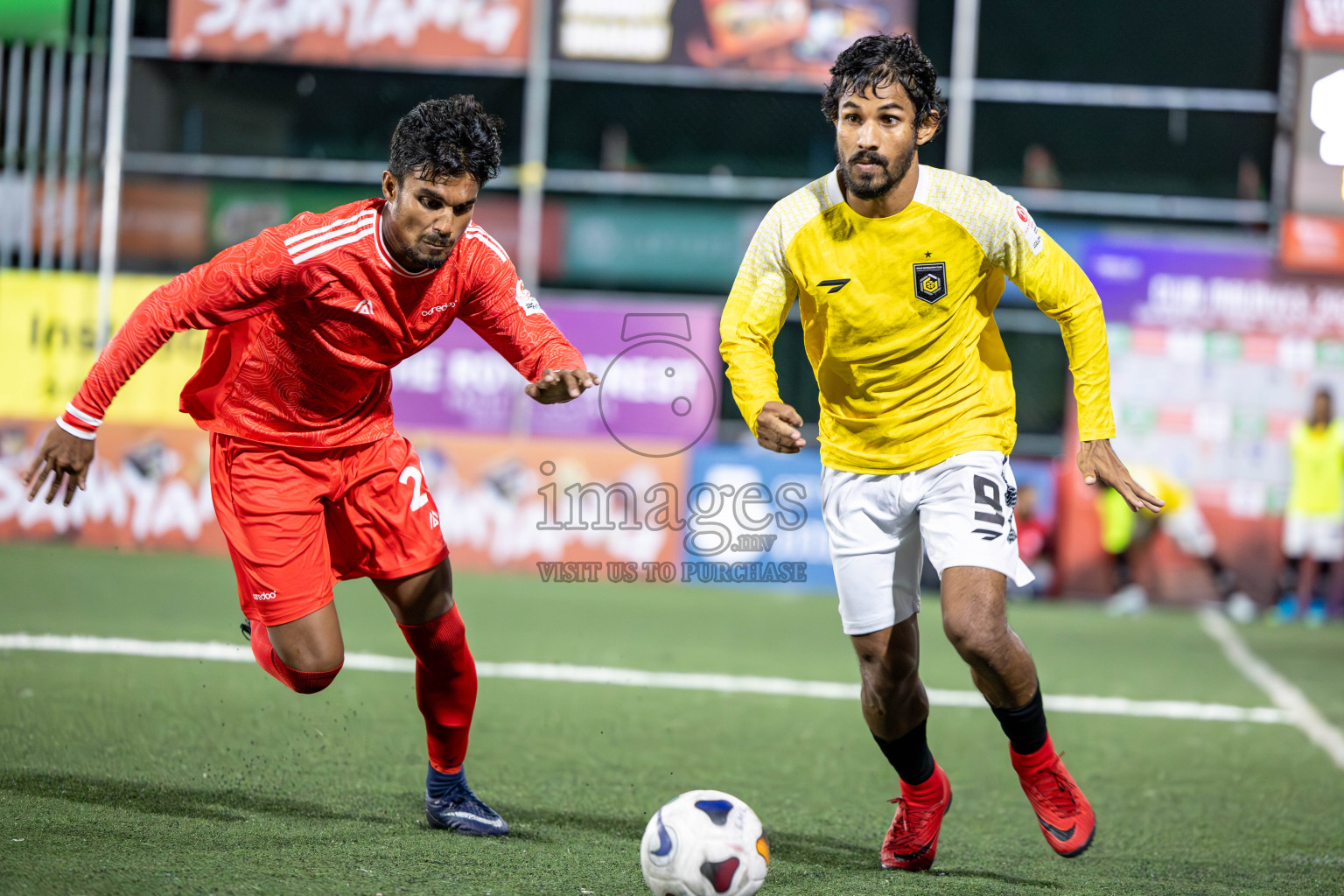 RRC vs Ooredoo Maldives in Club Maldives Cup 2024 held in Rehendi Futsal Ground, Hulhumale', Maldives on Saturday, 28th September 2024. Photos: Ismail Thoriq / images.mv