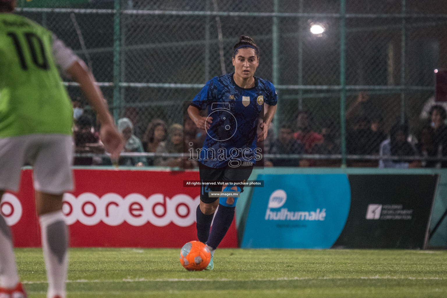 Ports Limited vs WAMCO - in the Finals 18/30 Women's Futsal Fiesta 2021 held in Hulhumale, Maldives on 18 December 2021. Photos by Nausham Waheed & Shuu Abdul Sattar