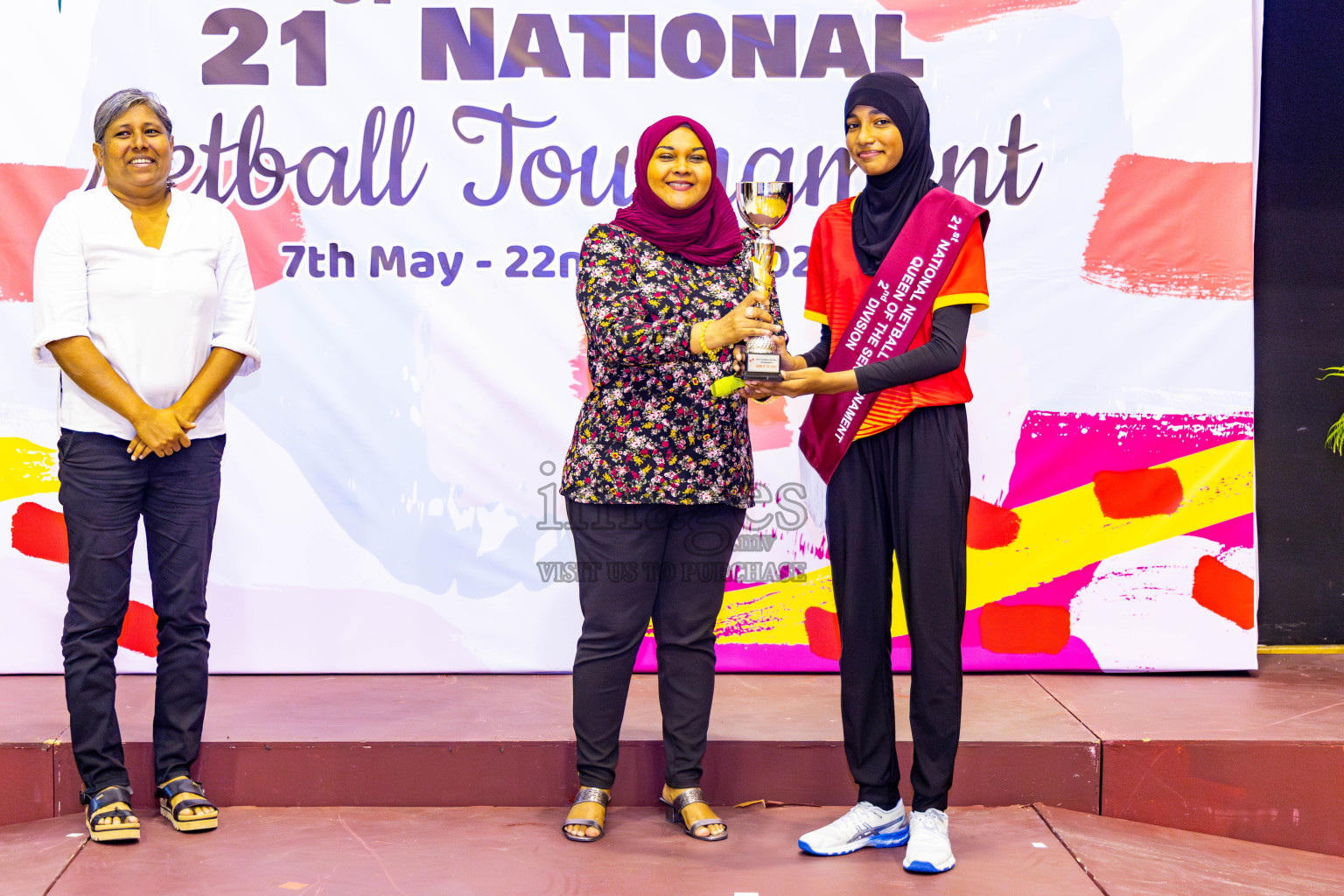 Sports Club Skylark vs Youth United Sports Club in Final of 21st National Netball Tournament was held in Social Canter at Male', Maldives on Monday, 13th May 2024. Photos: Nausham Waheed / images.mv