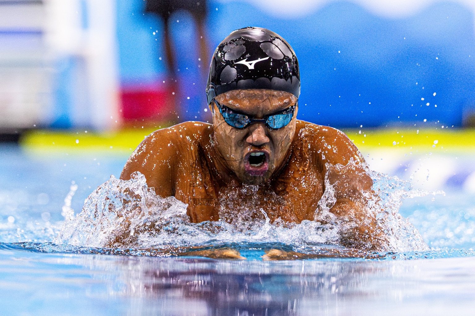 Day 4 of 1st National Short Course Swimming Competition held in Hulhumale', Maldives on Tuesday, 17th June 2025. Photos: Nausham Waheed / images.mv