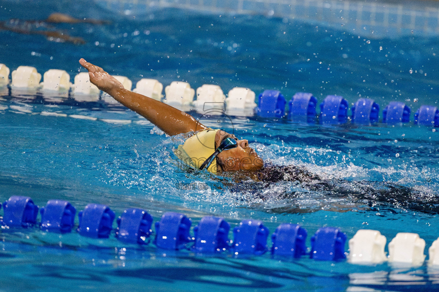 Day 4 of National Swimming Championship 2024 held in Hulhumale', Maldives on Monday, 16th December 2024. Photos: Hassan Simah / images.mv