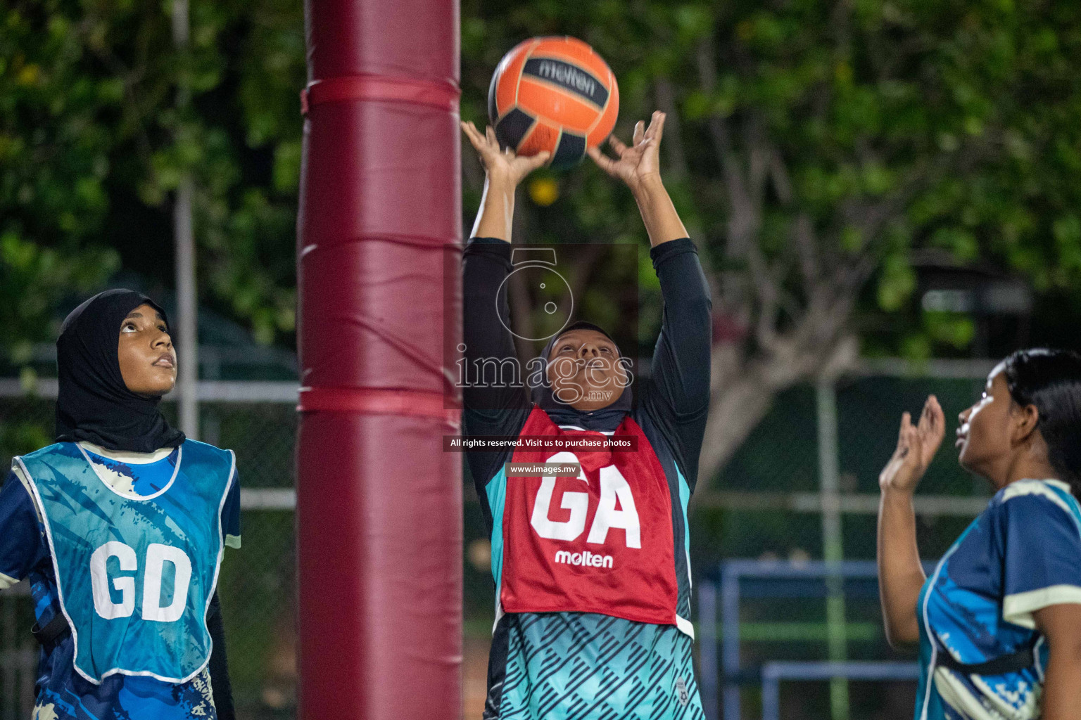 Day 1 of 20th Milo National Netball Tournament 2023, held in Synthetic Netball Court, Male', Maldives on 29th May 2023 Photos: Nausham Waheed/ Images.mv