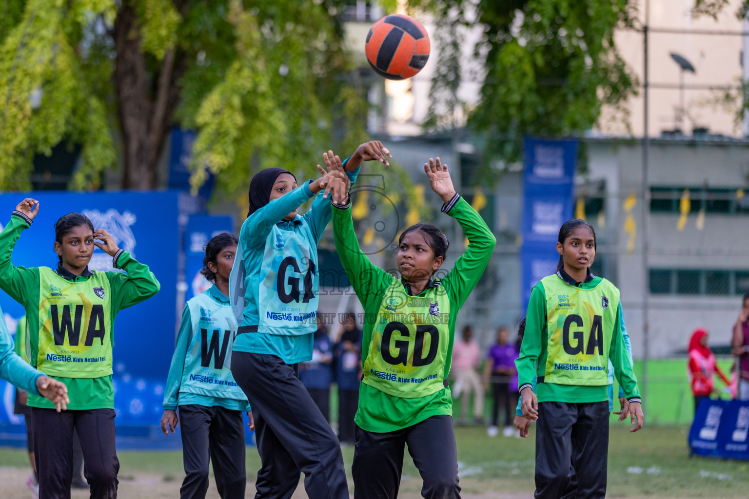 Day 3 of Nestle' Kids Netball Fest 2023 held in Henveyru Stadium, Male', Maldives on Saturday, 2nd December 2023.
Photos: Ismail Thoriq / images.mv