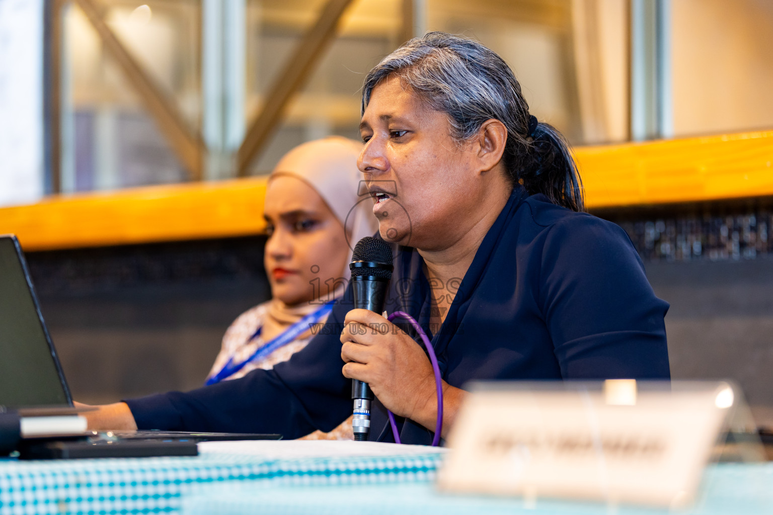 Annual General Meeting 2024 of Netball Association of Maldives was held on Thursday , 28th March 2024, in Male', Maldives Photos: Nausham Waheed / images.mv