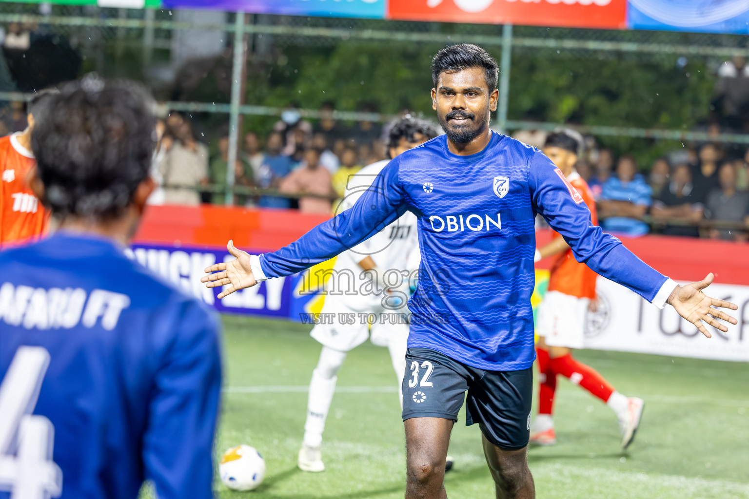 K Gaafaru vs K Kaashidhoo in Kaafu Atoll Semi Final in Day 24 of Golden Futsal Challenge 2025 was held on Tuesday , 28th January 2025, in Hulhumale', Maldives. Photos: Ismail Thoriq / images.mv