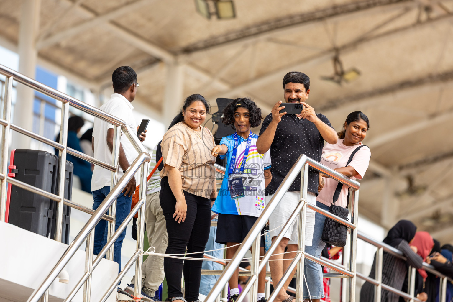 Day 2 of MWSC Interschool Athletics Championships 2024 held in Hulhumale Running Track, Hulhumale, Maldives on Sunday, 10th November 2024.
Photos by: Ismail Thoriq / Images.mv