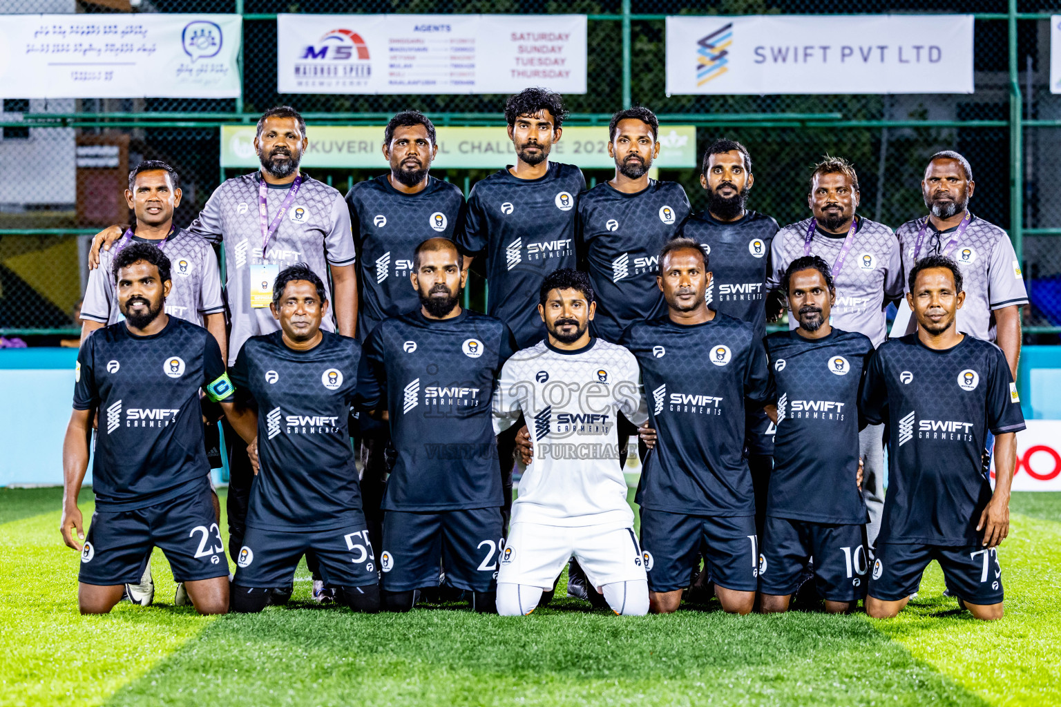 Much Black vs Raiymandhoo FC in Day 3 of Laamehi Dhiggaru Ekuveri Futsal Challenge 2024 was held on Sunday, 28th July 2024, at Dhiggaru Futsal Ground, Dhiggaru, Maldives Photos: Nausham Waheed / images.mv