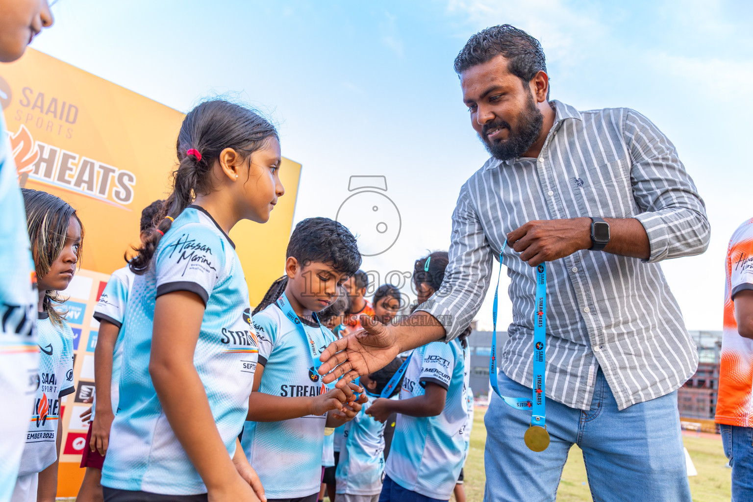 Streak Heats 2025 by Saaid Sports was held on Saturday, 6th September 2025 at Hulhumale' Synthetic Track, Hulhumale' Maldives. Photos: Ismail Thoriq / images.mv