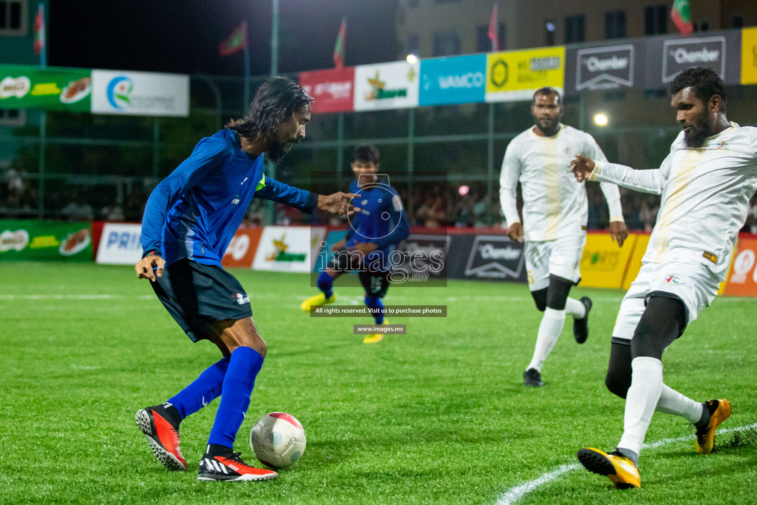 Team Fenaka vs Customs RC in Round of 16 of Club Maldives Cup 2022 was held in Hulhumale', Maldives on Monday, 24th October 2022. Photos: Hassan Simah / images.mv