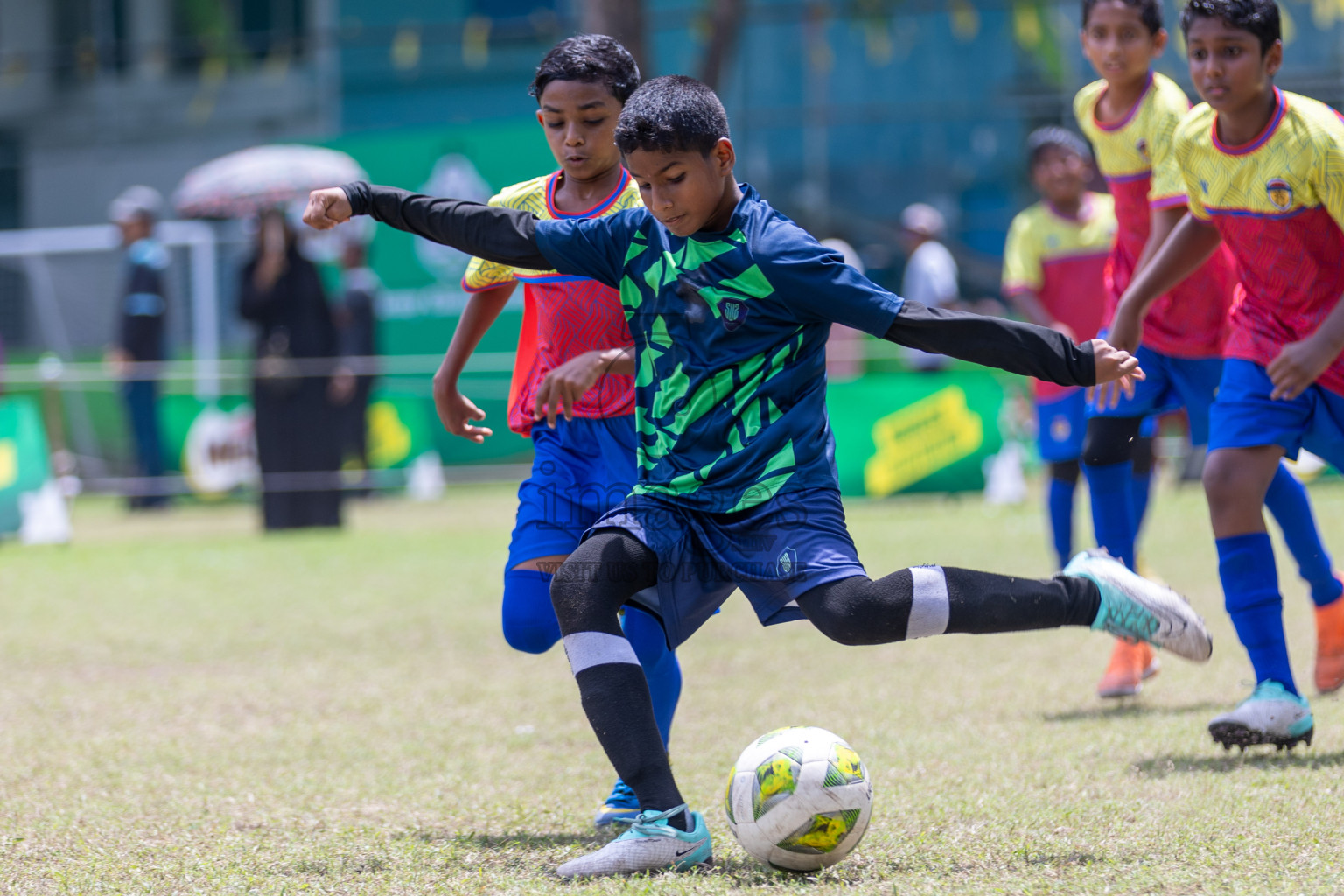 Day 3 of MILO Academy Championship 2024 - U12 was held at Henveiru Grounds in Male', Maldives on Thursday, 7th July 2024. Photos: Shuu Abdul Sattar / images.mv