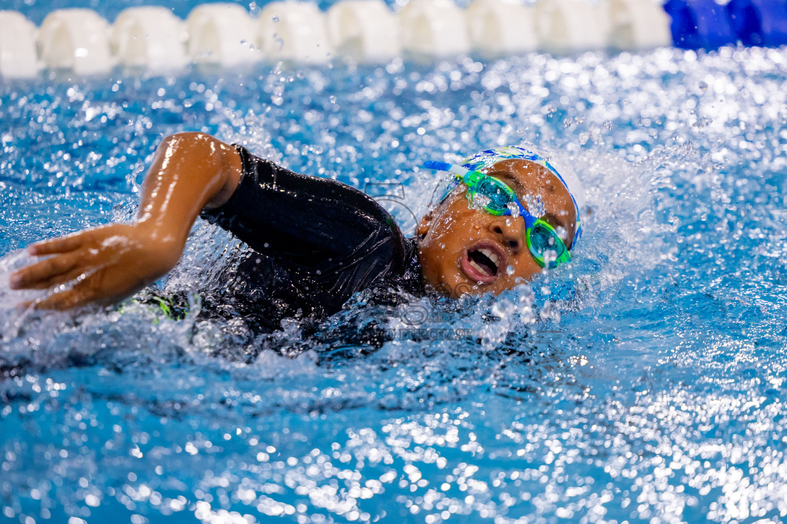 Day 3 of BML 5th National Swimming Kids Festival 2024 held in Hulhumale', Maldives on Wednesday, 20th November 2024. Photos: Nausham Waheed / images.mv