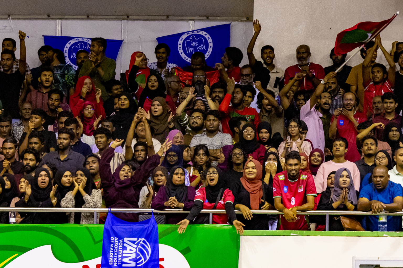 Final of CAVA Woman's Volleyball Challenge Cup 2024 was held in Social Center, Male', Maldives on Wednesday, 11th September 2024. Photos: Nausham Waheed / images.mv