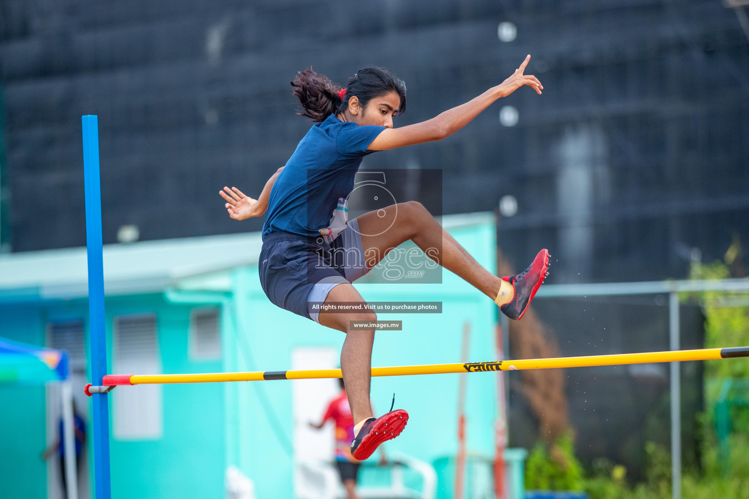 Day two of Inter School Athletics Championship 2023 was held at Hulhumale' Running Track at Hulhumale', Maldives on Sunday, 15th May 2023. Photos: Nausham Waheed / images.mv