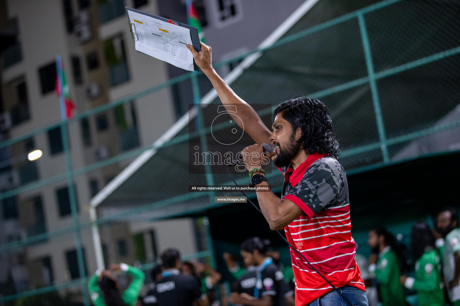 Team FSM vs Club HDC in the Quarter Finals of Club Maldives 2021 held at Hulhumale;, on 12th December 2021 Photos: Ismail Thoriq / images.mv