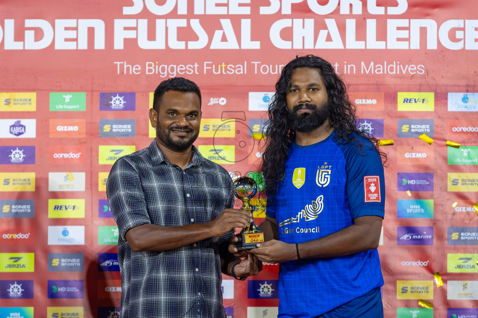 L Gan vs Th Thimarafushi in Zone 6 Final on Day 389 of Golden Futsal Challenge 2024 which was held on Saturday, 24th February 2024, in Hulhumale', Maldives 
Photos: Ismail Thoriq /  images.mv