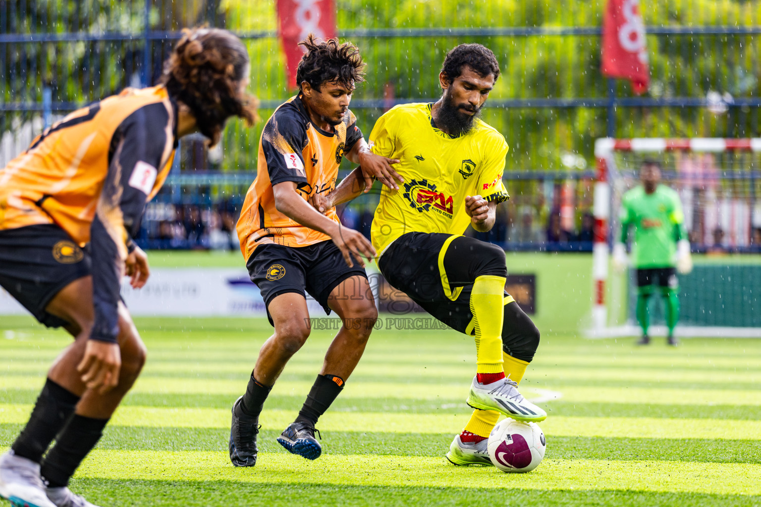 Vela Sports Club  vs All Wolves in Day 6 of Eydhafushi Futsal Cup 2024 was held on Saturday, 13th April 2024, in B Eydhafushi, Maldives Photos: Nausham Waheed / images.mv