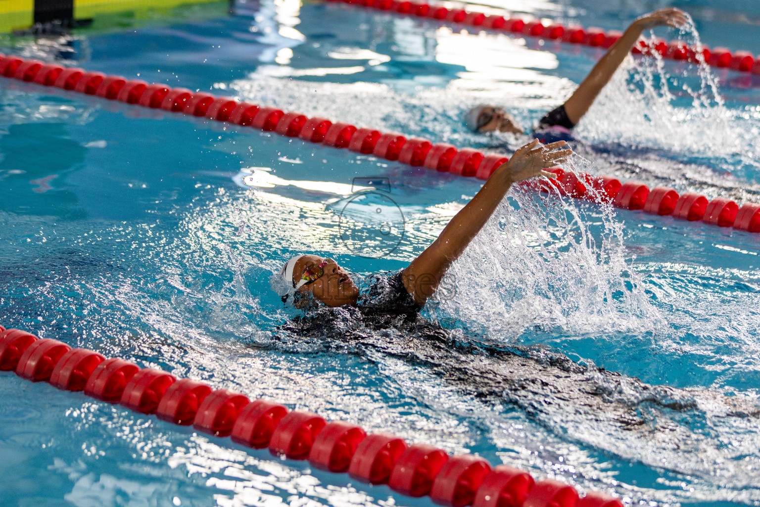 Day 3 of National Swimming Competition 2024 held in Hulhumale', Maldives on Sunday, 15th December 2024. Photos: Hassan Simah / images.mv