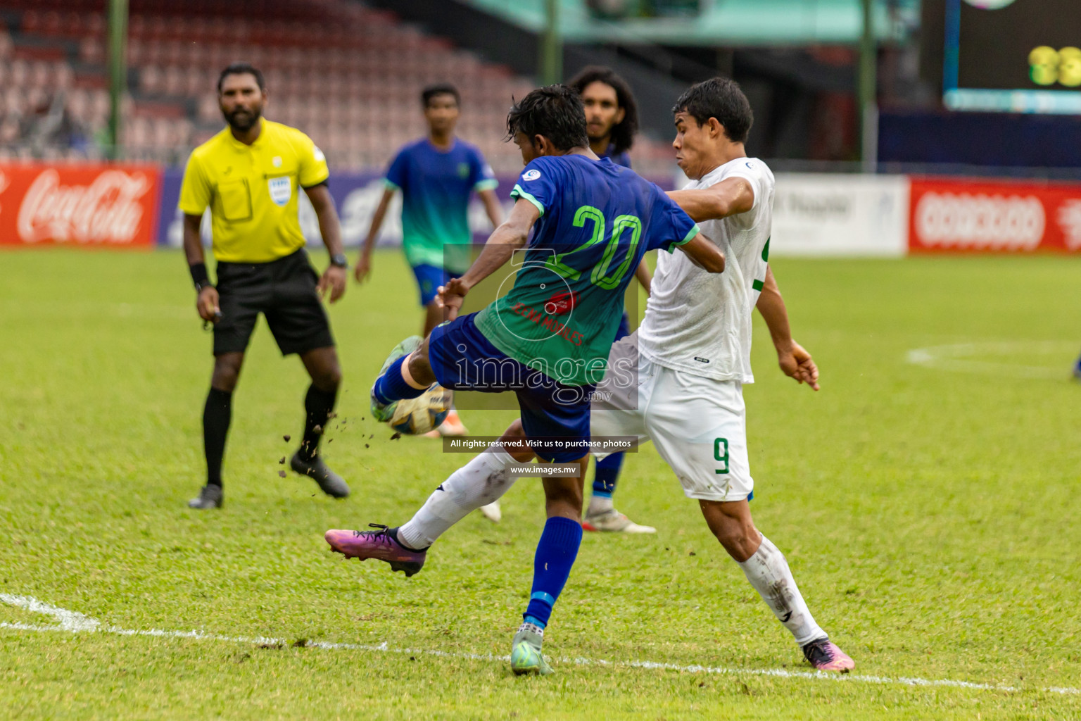 Super United Sports vs Green Streets in Ooredoo Dhivehi Premier League 2021/22 on 06 July 2022, held in National Football Stadium, Male', Maldives