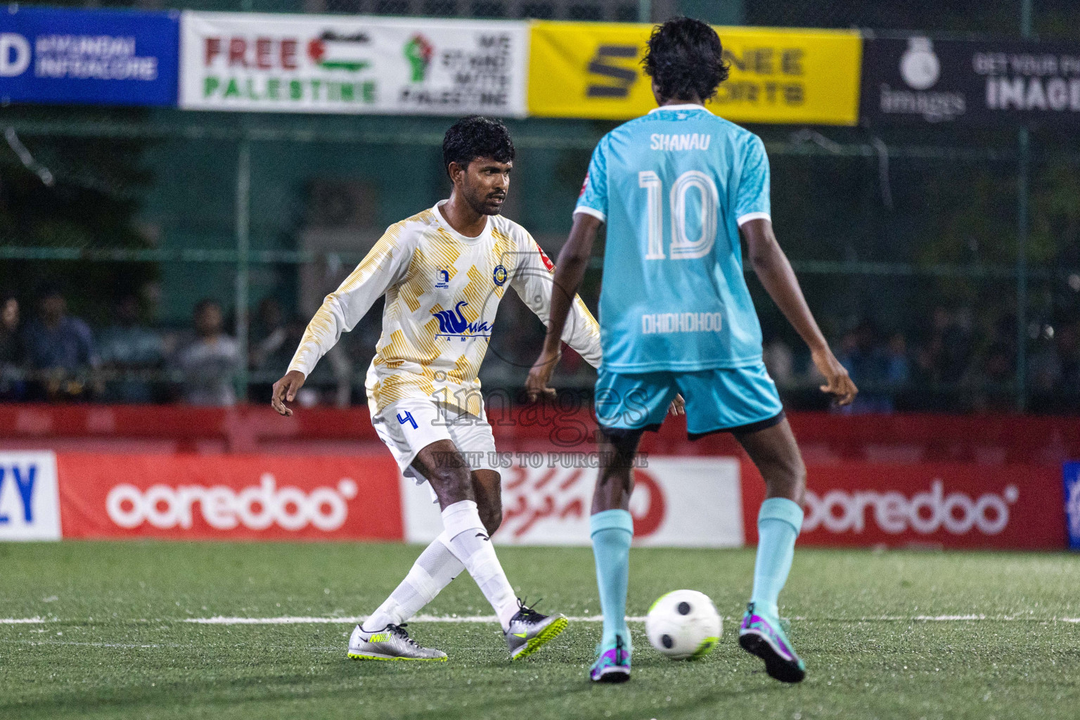 HA Dhidhdhoo vs HA Baarah in Day 17 of Golden Futsal Challenge 2024 was held on Wednesday, 31st January 2024, in Hulhumale', Maldives Photos: Nausham Waheed / images.mv