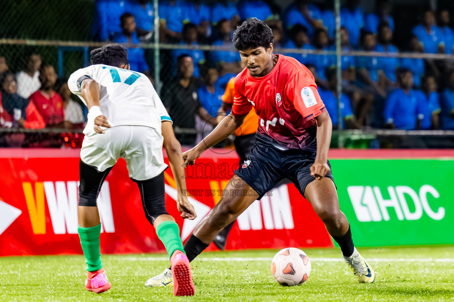 Criminal Court vs Mira Rc in Day 9 of Club Maldives Cup Classic 2025 was held in Rehendi Futsal Ground, Hulhumale', Maldives on Monday, 22nd September 2025. Photos: Nausham Waheed / images.mv