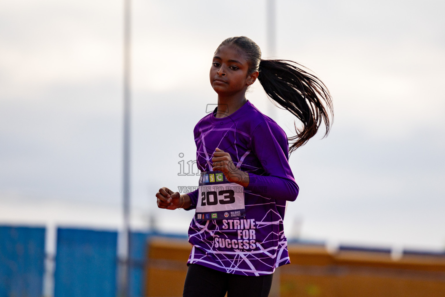 Day 2 of MWSC Interschool Athletics Championships 2024 held in Hulhumale Running Track, Hulhumale, Maldives on Sunday, 10th November 2024. 
Photos by: Hassan Simah / Images.mv