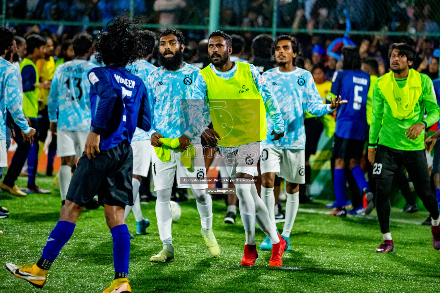 Team Fenaka vs MPL in the Finals of Club Maldives 2022 was held in Hulhumale', Maldives on Saturday, 5th November 2022. Photos: Hassan Simah / images.mv