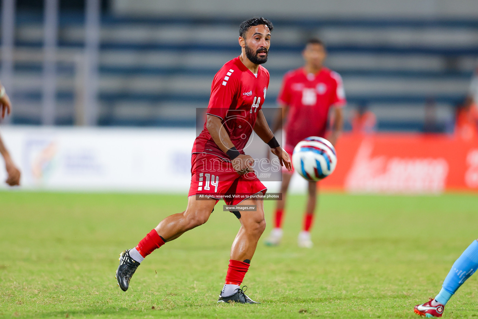 Lebanon vs India in the Semi-final of SAFF Championship 2023 held in Sree Kanteerava Stadium, Bengaluru, India, on Saturday, 1st July 2023. Photos: Nausham Waheed, Hassan Simah / images.mv