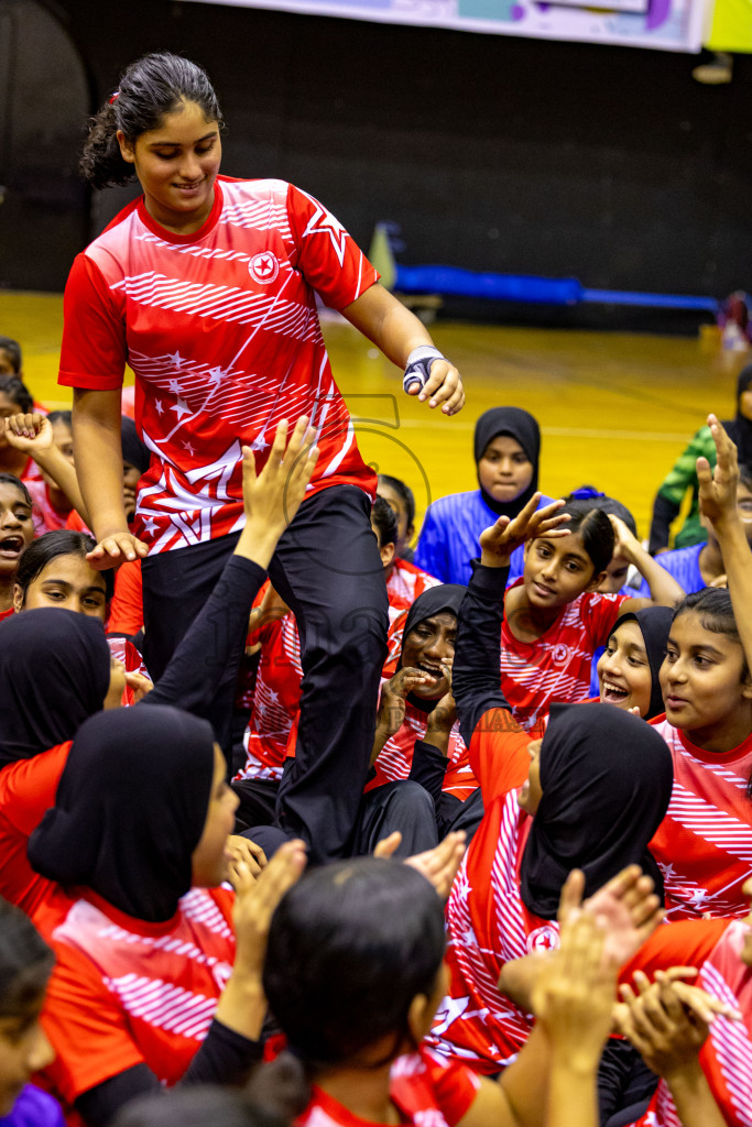 Closing Ceremony of Inter-school Netball Tournament held in Social Center at Male', Maldives on Monday, 26th August 2024. Photos: Hassan Simah / images.mv