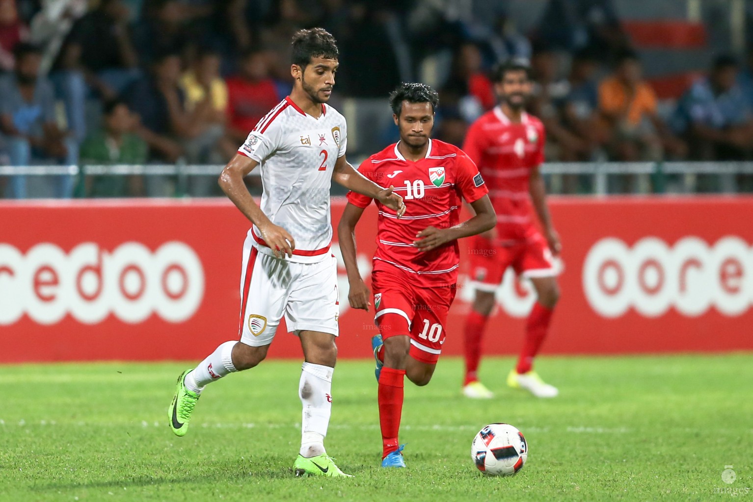 Asian Cup Qualifier between Maldives and Oman in National Stadium, on 10 October 2017 Male' Maldives. ( Images.mv Photo: Abdulla Abeedh )