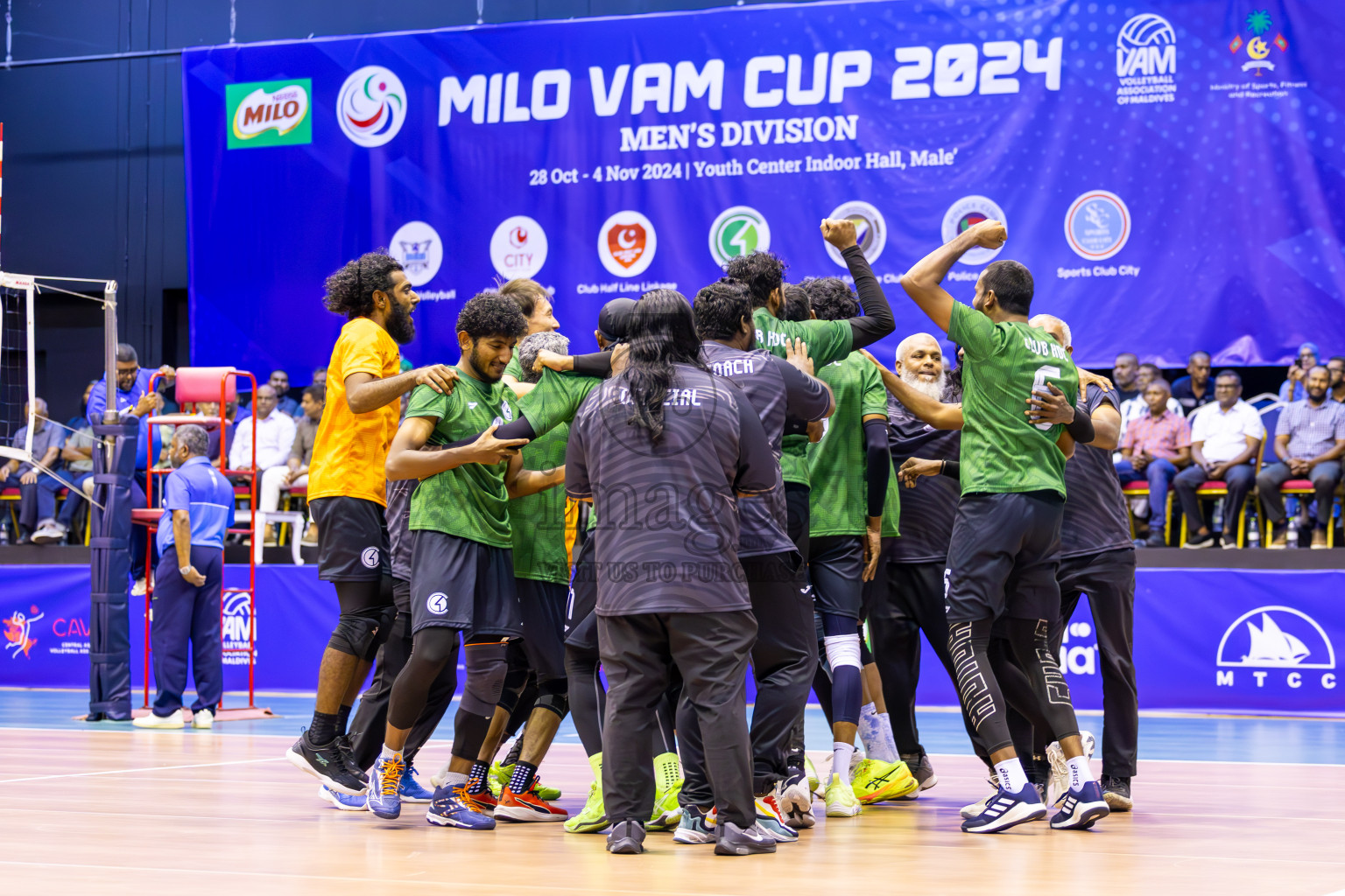 Final of MILO VAM Cup 2024 (Men's Division) was held in Social Center Indoor Hall on Monday, 4th November 2024. 
Photos: Ismail Thoriq / images.mv