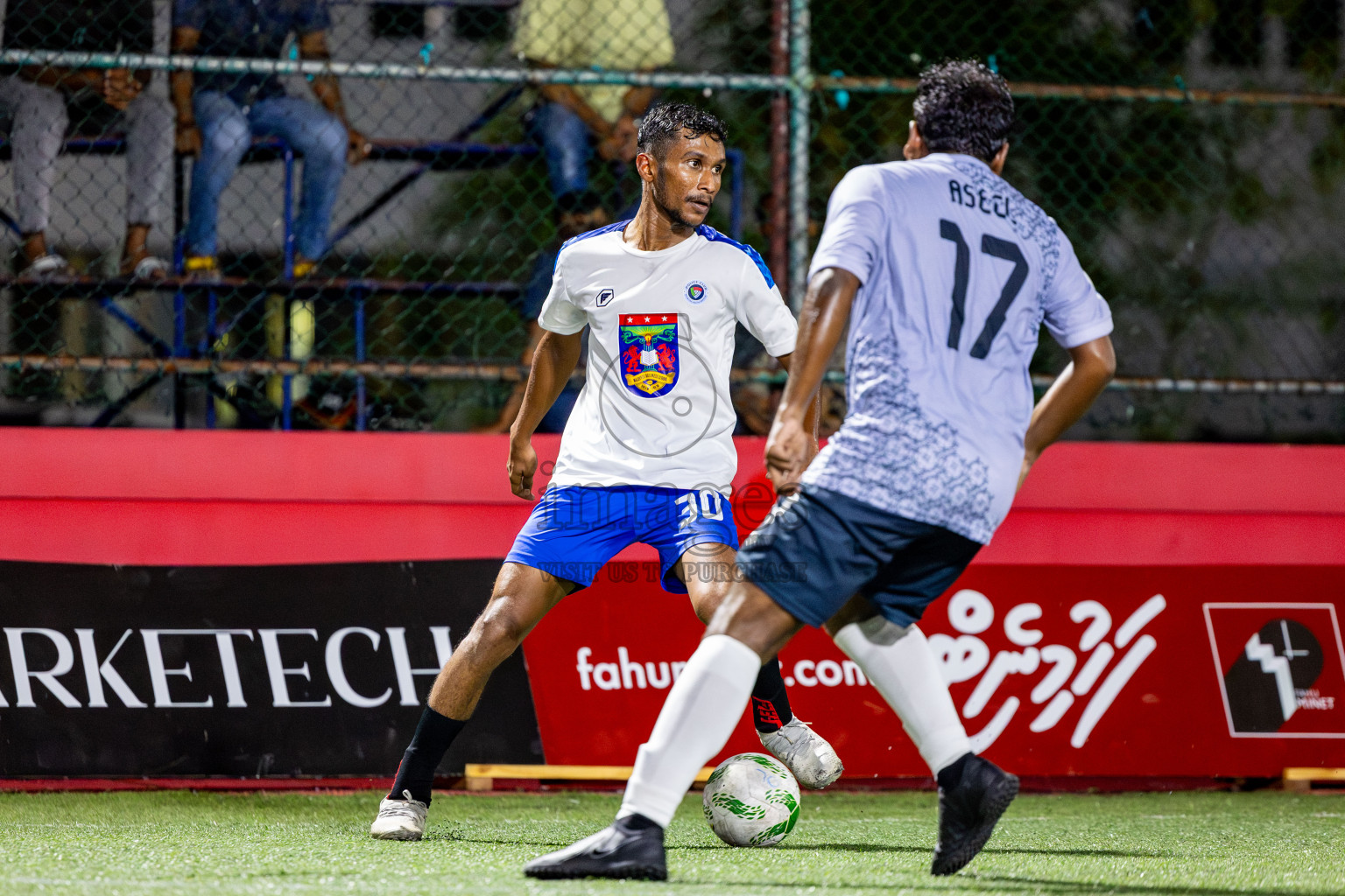 Police Club vs Trade Club in Day 13 of Office League 2025 was held on Monday, 28th April 2025 in Hulhumale', Maldives. Photos: Nausham Waheed / images.mv