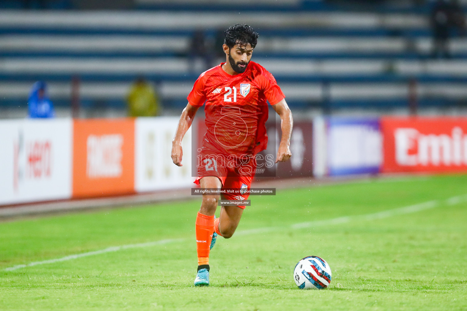 Nepal vs India in SAFF Championship 2023 held in Sree Kanteerava Stadium, Bengaluru, India, on Saturday, 24th June 2023. Photos: Hassan Simah / images.mv