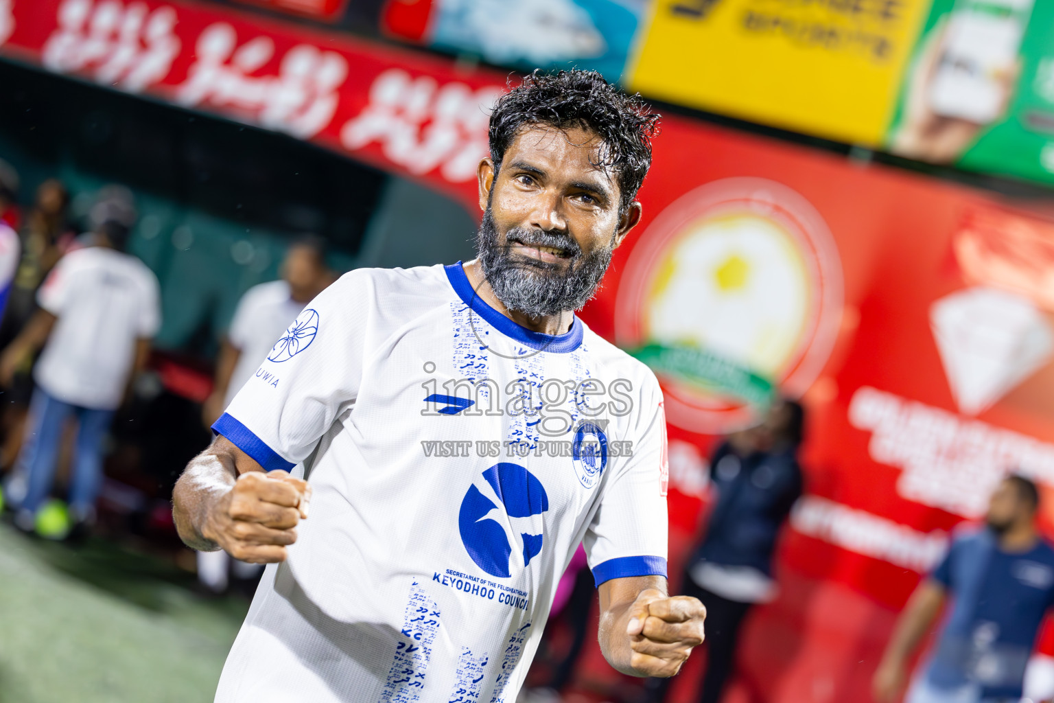 V Felidhoo vs V Keyodhoo in Atoll Round Final on Day 22 of Golden Futsal Challenge 2025 was held on Sunday , 26th January 2025, in Hulhumale', Maldives.
Photos: Ismail Thoriq / images.mv