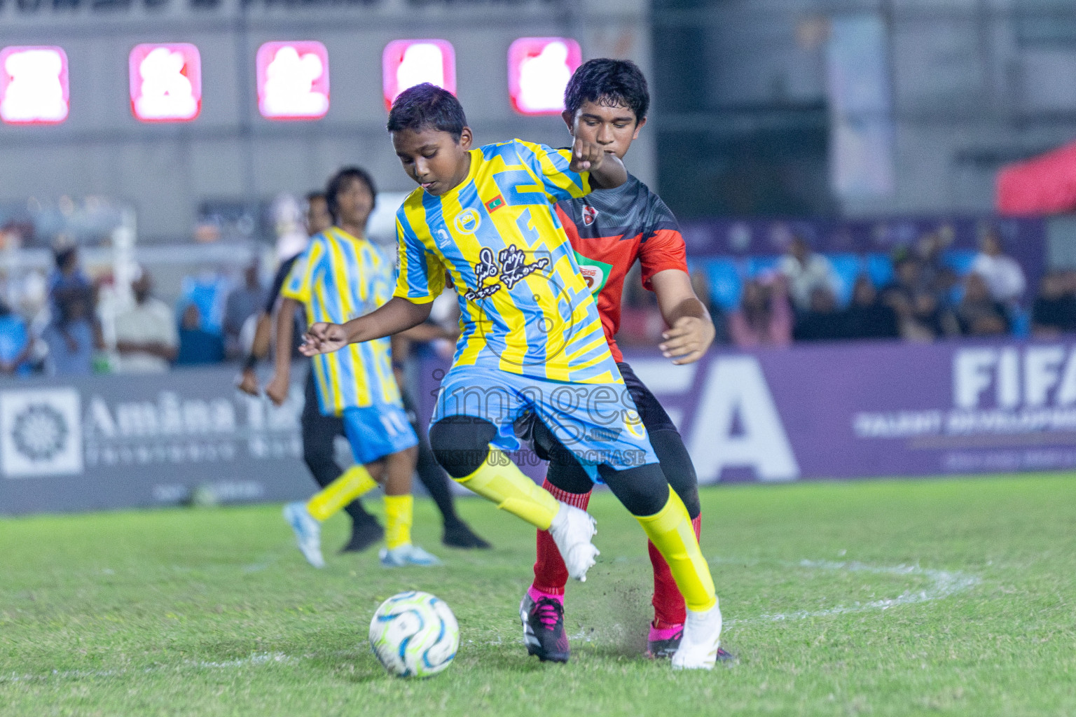 TC vs Valencia  (U12) in Day 5 of Dhivehi Youth League 2024 held at Henveiru Stadium on Friday 29th November 2024. Photos: Shuu Abdul Sattar/ Images.mv