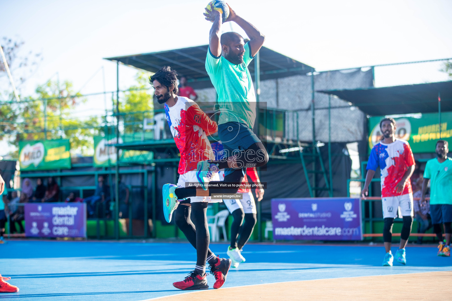 Day 6 of 6th MILO Handball Maldives Championship 2023, held in Handball ground, Male', Maldives on Thursday, 25th May 2023 Photos: Shuu Abdul Sattar/ Images.mv