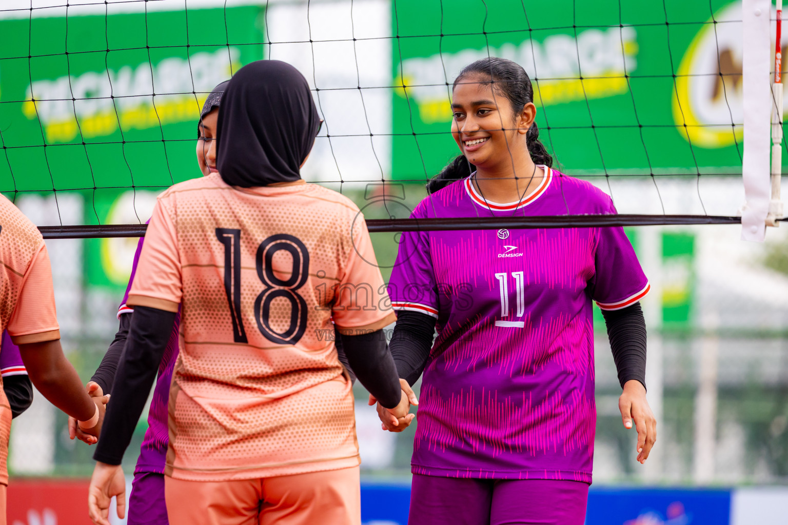 City Sports Club vs Alma Sports Club in Milo National Junior Volleyball Championship 2025 Day 4 was held on Tuesday, 25th November 2025 at Ekuveni Turf Court Male', Maldives. Photos: Nausham Waheed / images.mv