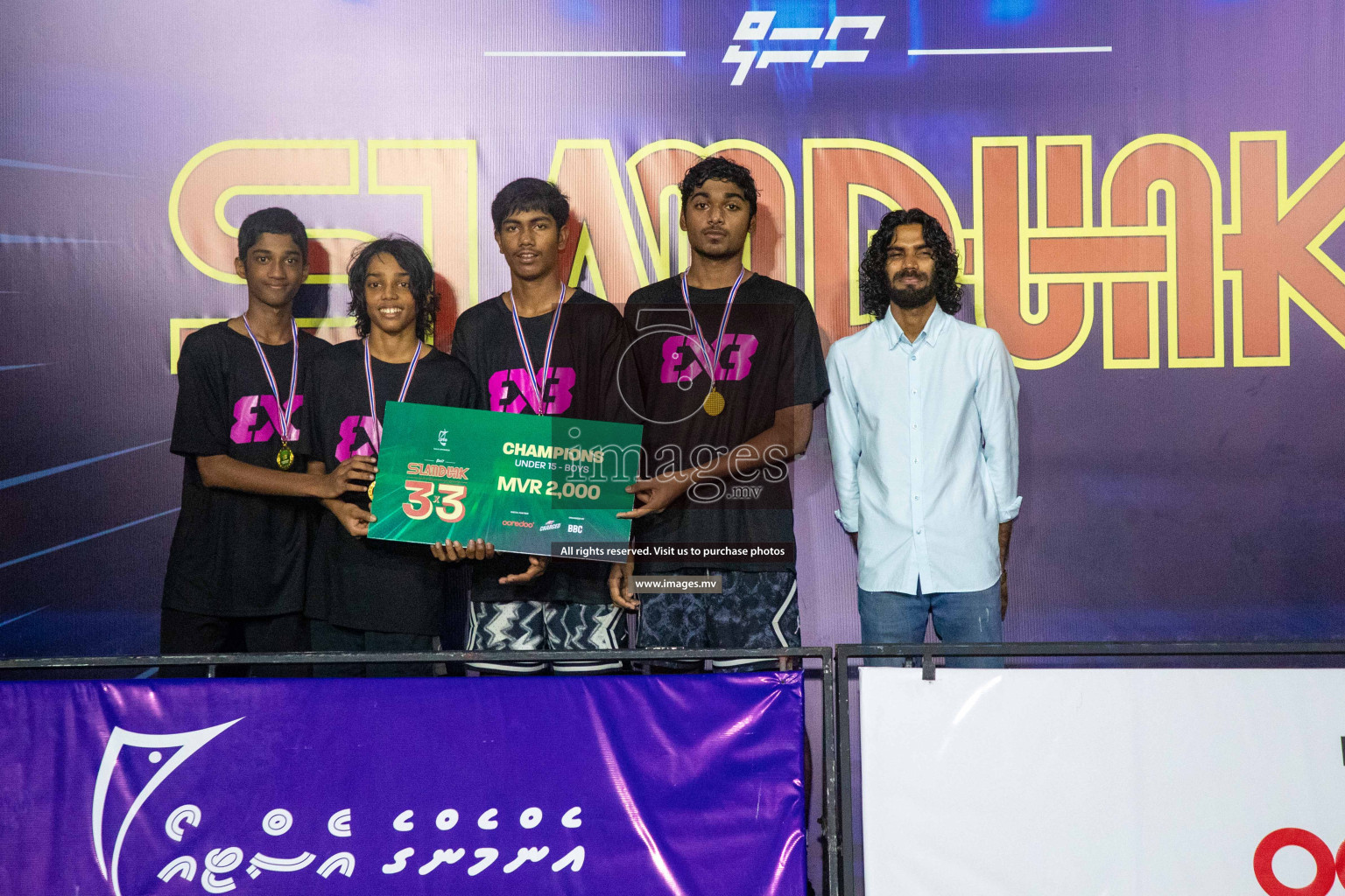 Finals of Slamdunk by Sosal u13, 15, 17 on 20th April 2023 held in Male'. Photos: Nausham Waheed / images.mv