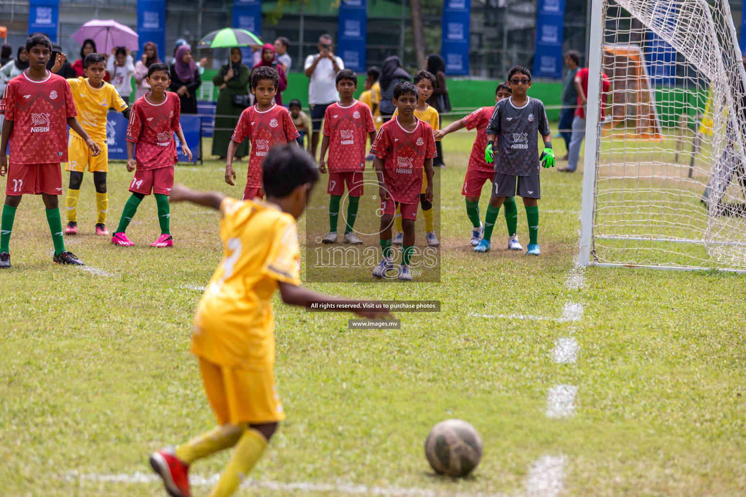 Day 3 of Nestle Kids Football Fiesta, held in Henveyru Football Stadium, Male', Maldives on Friday, 13th October 2023
Photos: Hassan Simah, Ismail Thoriq / images.mv