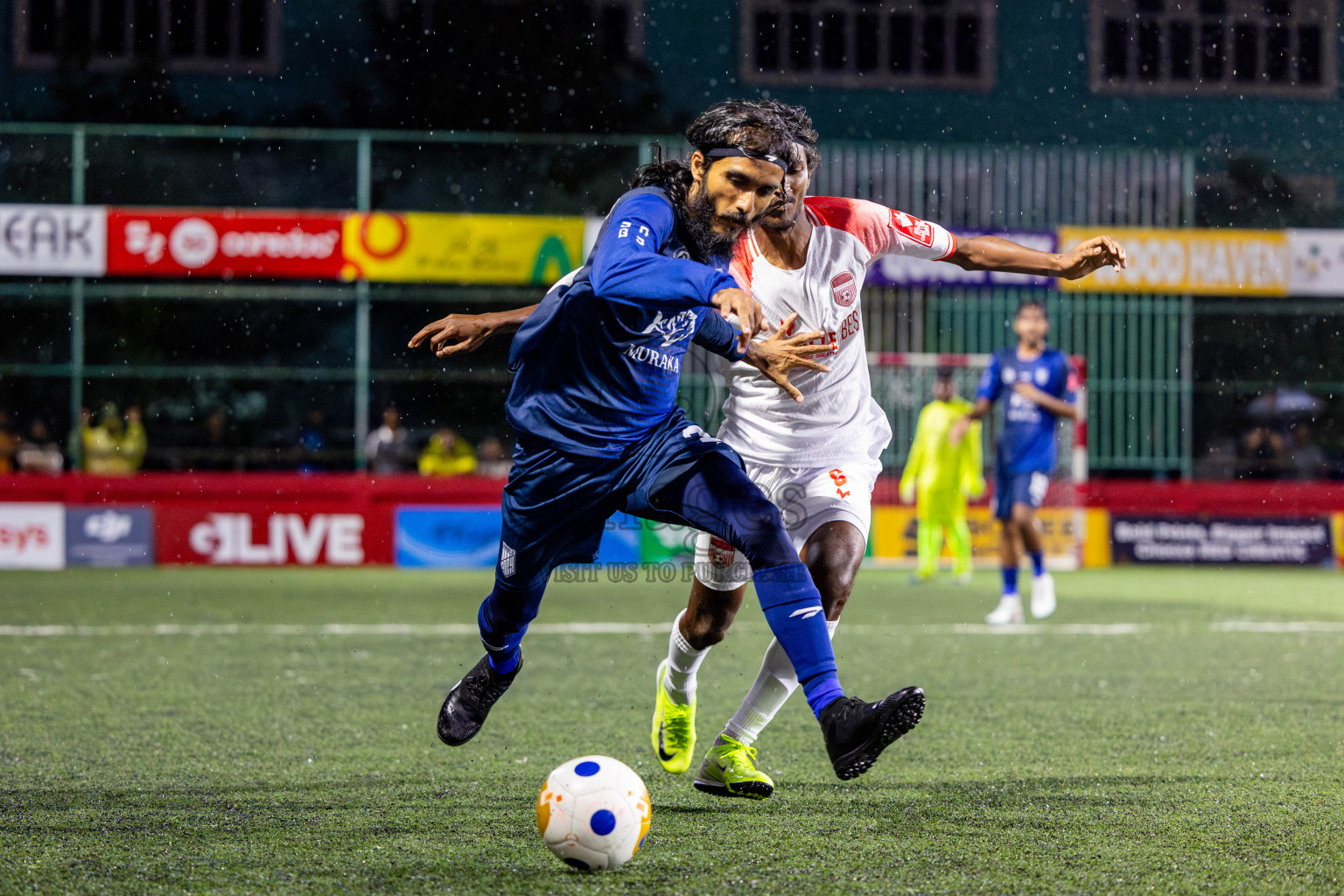 Sh Lhaimagu VS Sh Goidhoo in Day 6 of Golden Futsal Challenge 2025 on Friday, 6th January 2025, in Hulhumale', Maldives Photos: Nausham Waheed / images.mv