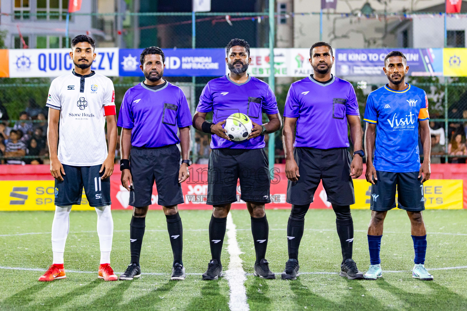 K Dhiffushi VS K Maafushi in Day 25 of Golden Futsal Challenge 2024 was held on Thursday , 8th February 2024 in Hulhumale', Maldives Photos: Nausham Waheed / images.mv