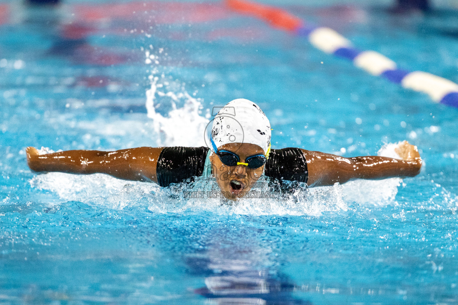 Day 7 of National Swimming Competition 2024 held in Hulhumale', Maldives on Thursday, 19th December 2024.
Photos: Ismail Thoriq / images.mv