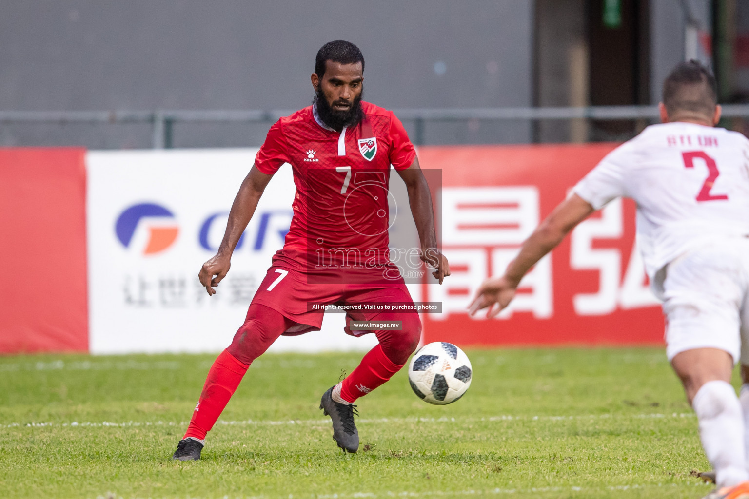 Maldives vs Philliphines  in FIFA World Cup Qatar 2022 & AFC Asian Cup China 2023 Qualifier on 14th November 2019 in Male, Maldives Photos: Suadhu Abdul Sattar & Ismail Thoriq/images.mv