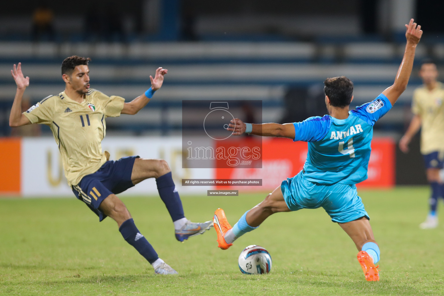 India vs Kuwait in SAFF Championship 2023 held in Sree Kanteerava Stadium, Bengaluru, India, on Tuesday, 27th June 2023. Photos: Nausham Waheed, Hassan Simah / images.mv