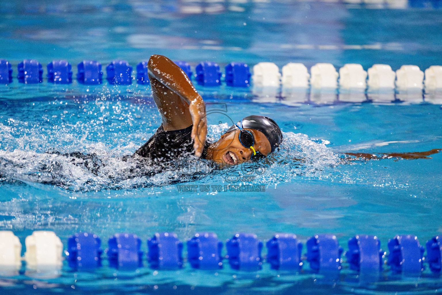 Day 4 of National Swimming Championship 2024 held in Hulhumale', Maldives on Monday, 16th December 2024. Photos: Hassan Simah / images.mv