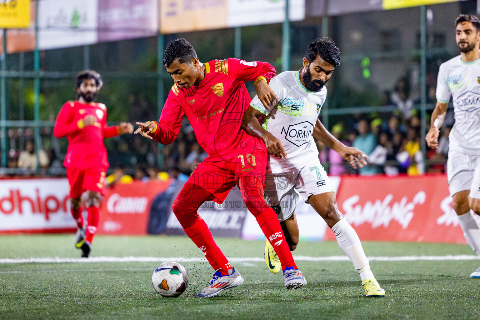 Maldivian vs Club WAMCO in Quarter Finals of Club Maldives Cup 2024 held in Rehendi Futsal Ground, Hulhumale', Maldives on Wednesday, 9th October 2024. Photos: Nausham Waheed / images.mv