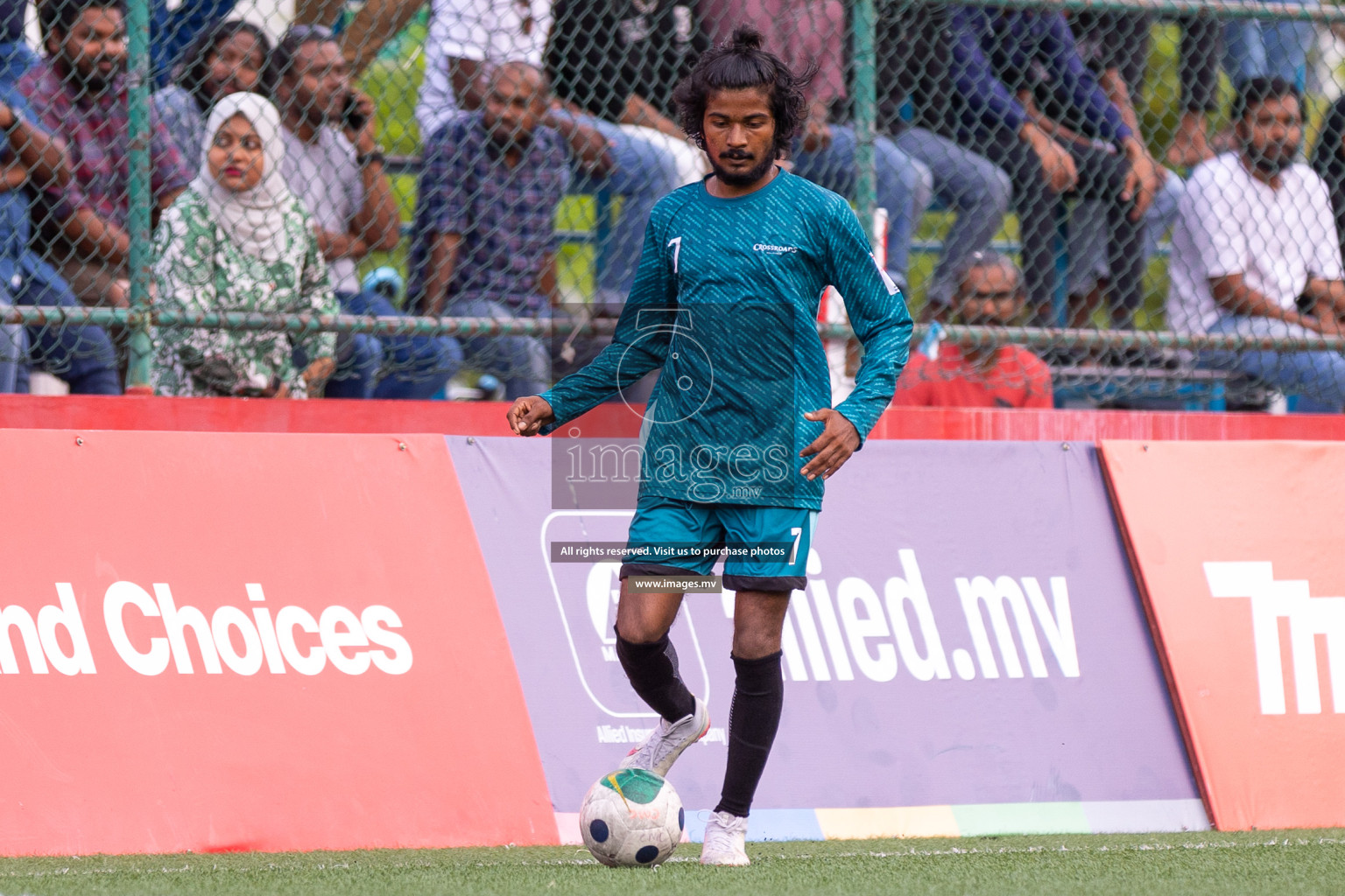 Team Fenaka vs Crossroads Maldives in Club Maldives Cup 2023 held in Hulhumale, Maldives, on Sunday, 30th July 2023
Photos: Ismail Thoriq / images.mv